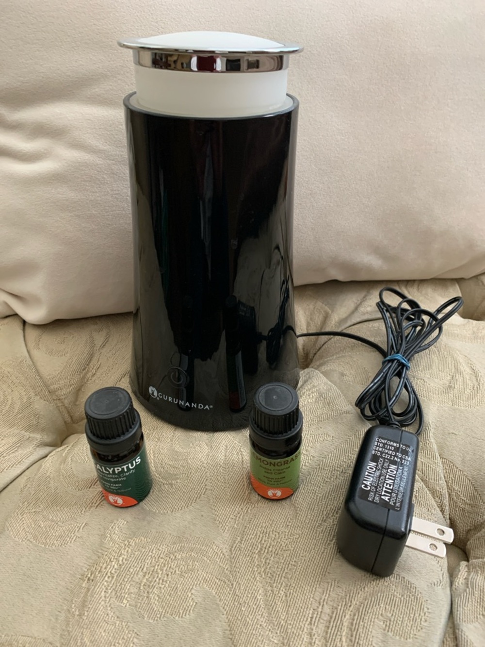 Black Ultrasonic Aromatherapy Diffuser